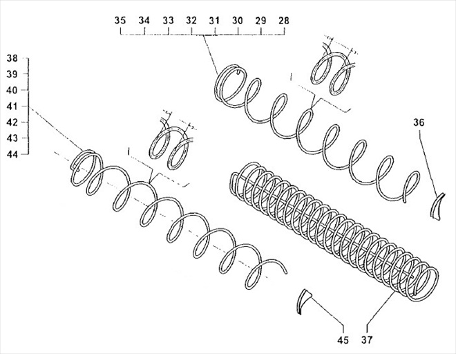 SPRINGS / COILS - ZANUSSI RONDO